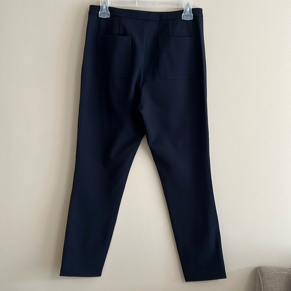 R Label The Reset Skinny Stretch Trouser Pants Navy - Picture 6 of 13